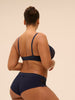 Half cup bra - Sapphire