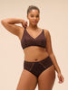 High-waist brief - Dark Brown