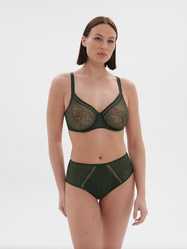 High-waist brief - Icon Green
