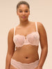 Half cup bra - Petal Powder