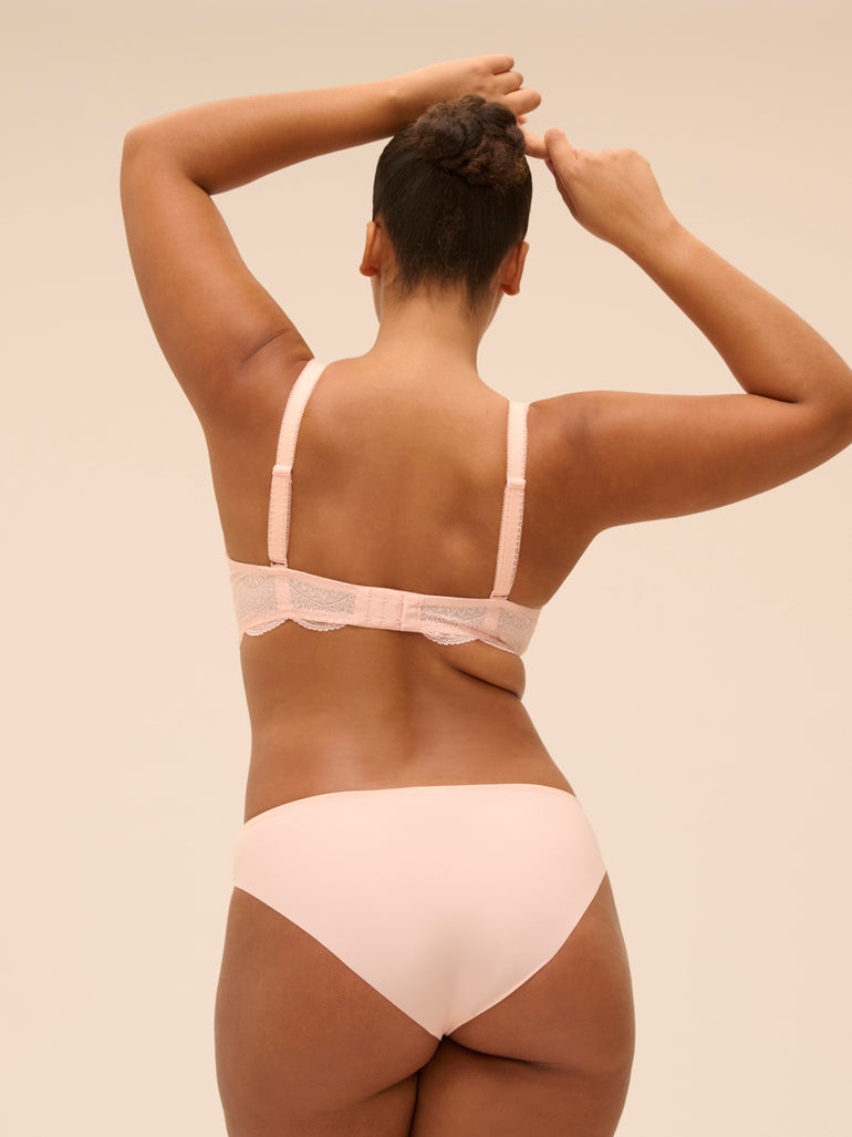 Half cup bra - Petal Powder
