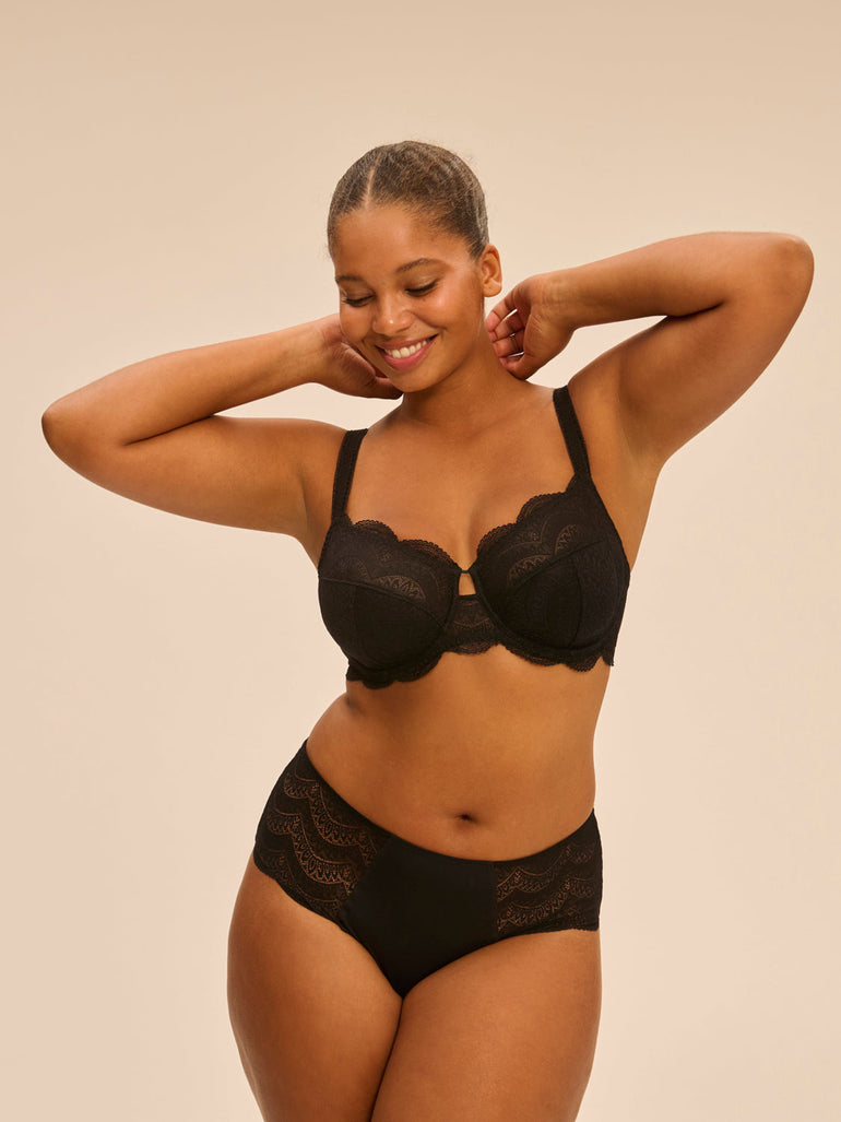 Menstrual brief medium flow - Black