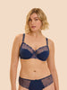 Full cup support bra - Rainbow Blue
