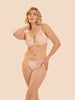 Full cup support bra - Blush