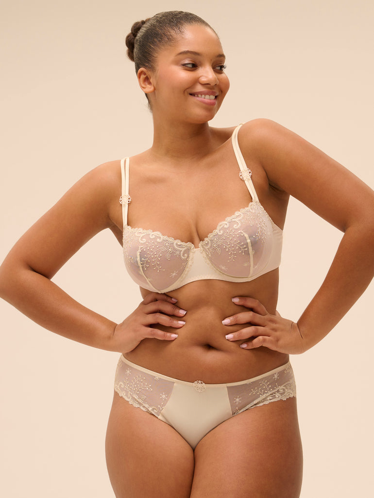Half cup bra - Topaz Beige