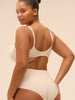 Squared neckline spacer bra - Topaz Beige