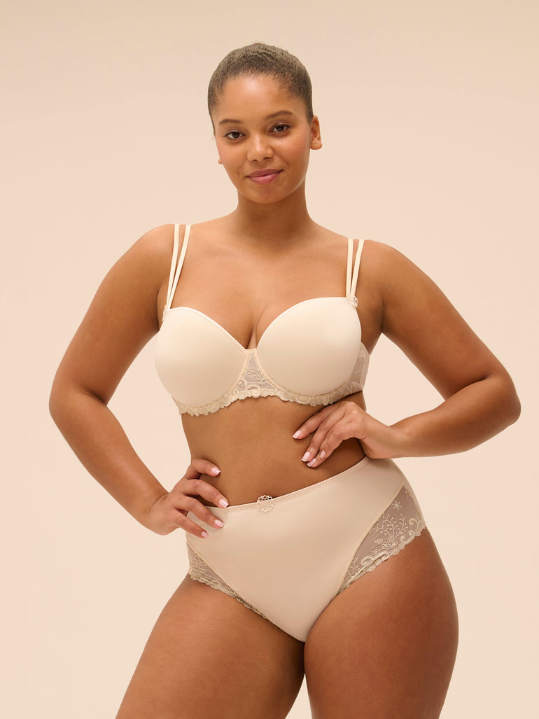High-waist brief - Topaz Beige