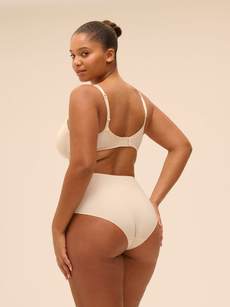 High-waist brief - Topaz Beige