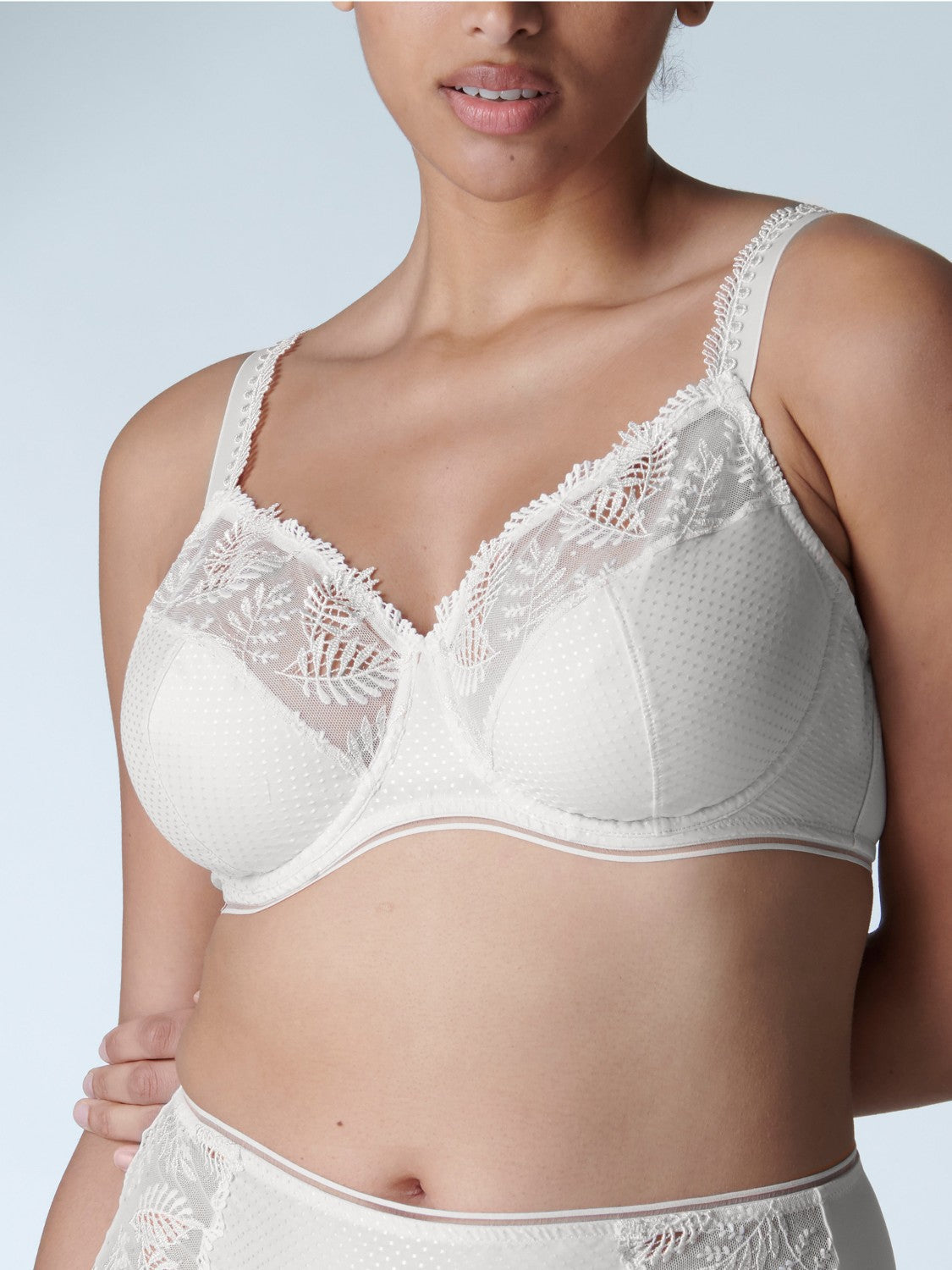 Full cup support bra - Cream