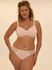 Rigid moulded bra - Blush