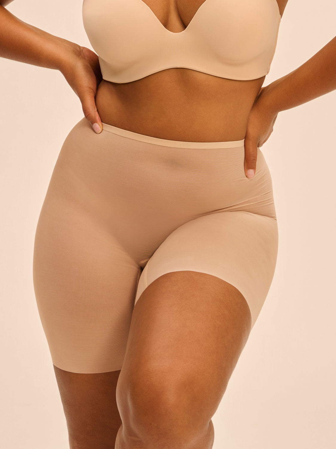 Shaper shorts - Peau rosée