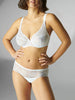 Reflet Full Coverage Plunge - White