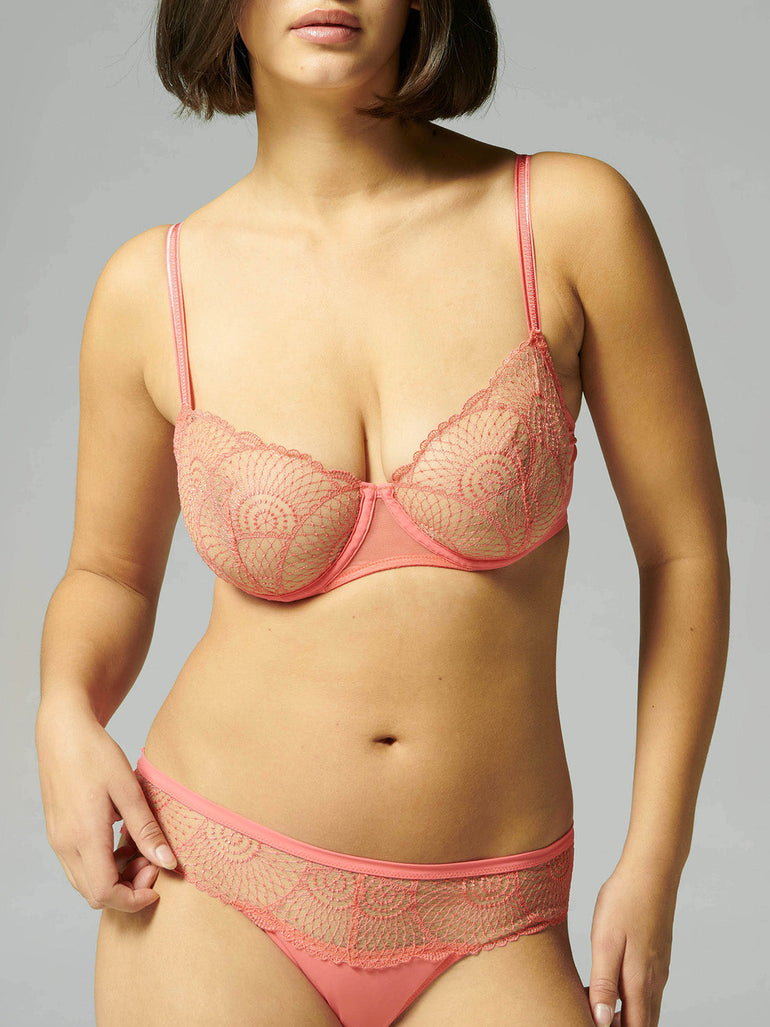 Sheer Demi - Papaya
