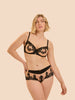 Half cup bra - Black Tattoo