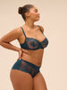 Half cup bra - Prestige Blue