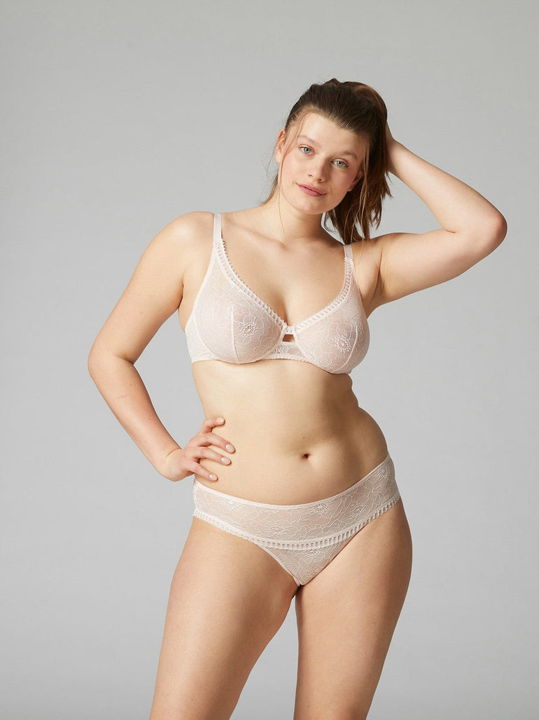 Full Coverage Plunge - Petal Powder