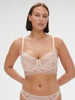 Half cup bra - Petal Powder