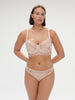 Half cup bra - Petal Powder