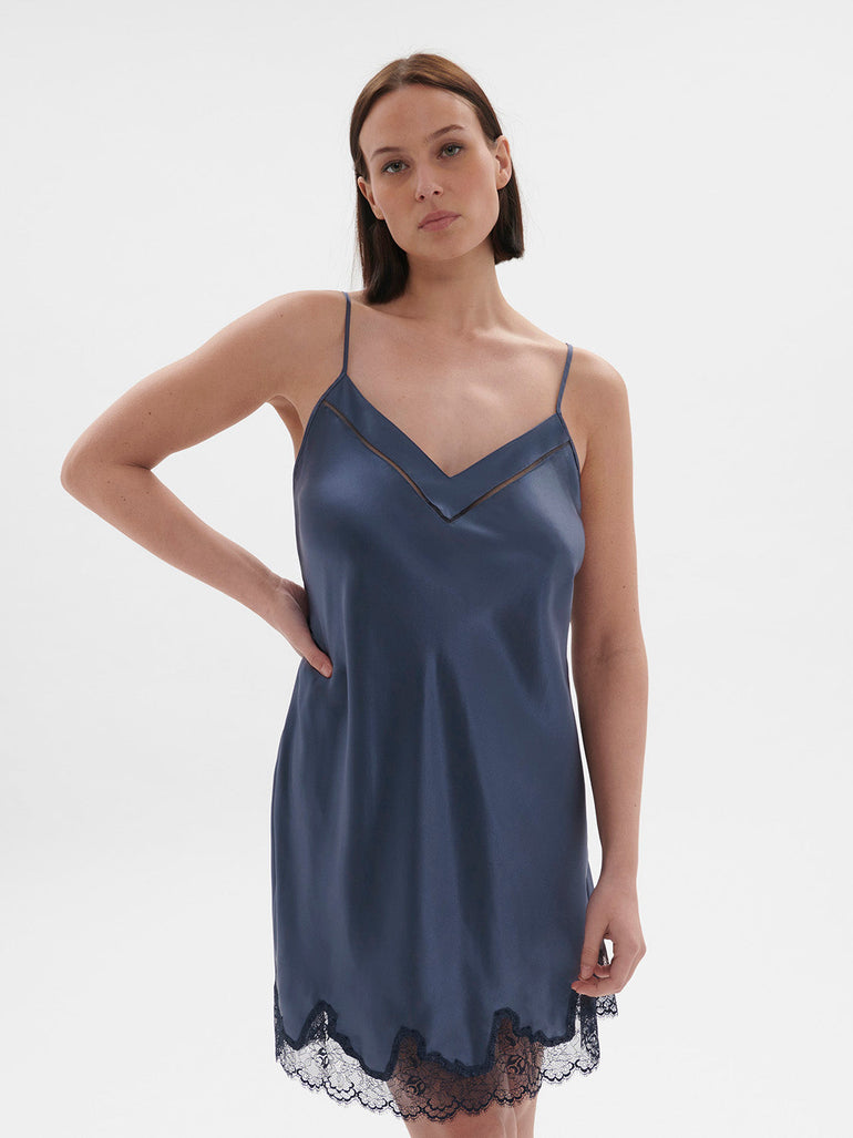Nightdress - Cinder Blue