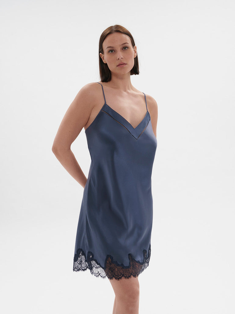 Nightdress - Cinder Blue