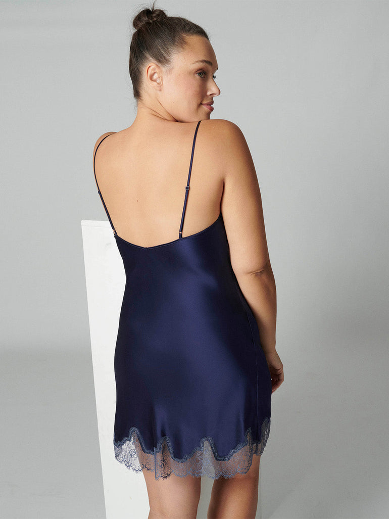Nocturne Silk Dress - Midnight