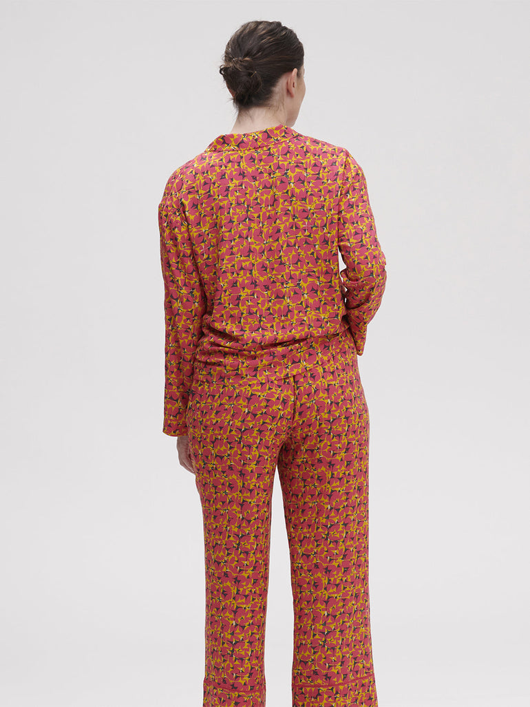 Songe Long Sleeve Top - Groovy Print