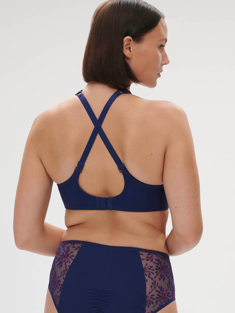 Full cup support bra - Midnight