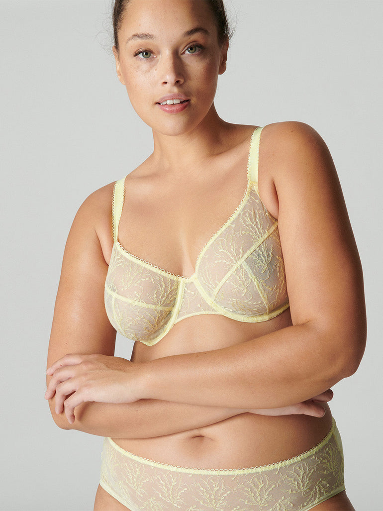 Full cup bra - Yuzu Yellow