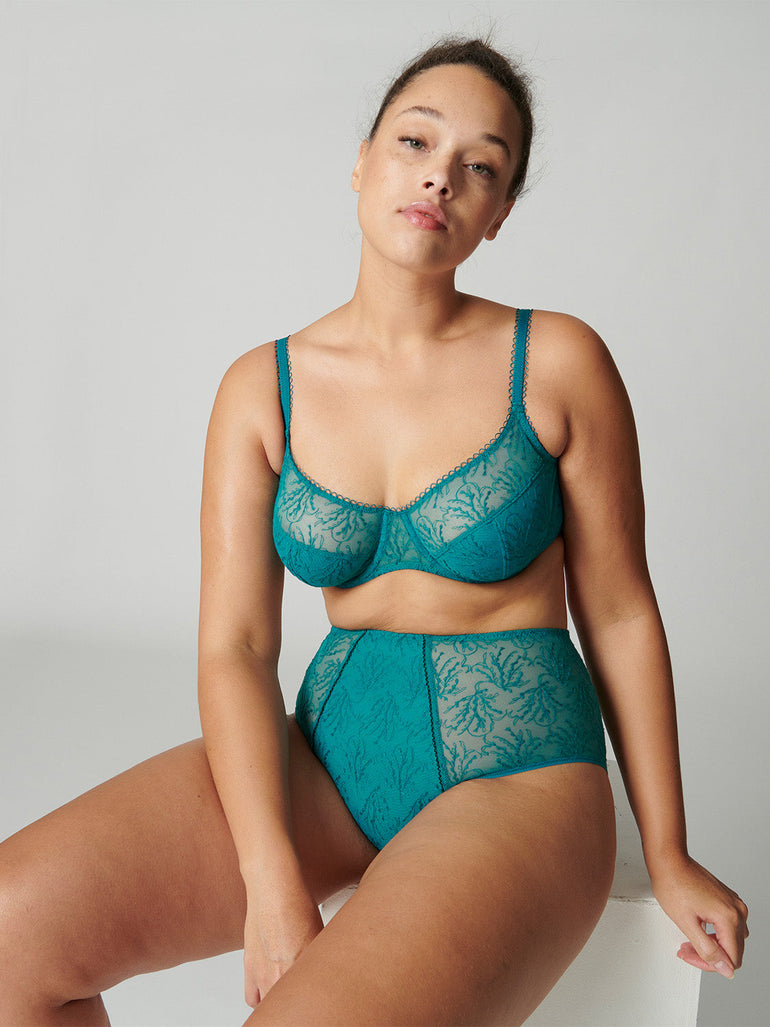 Opaline Retro Brief - Emerald Green