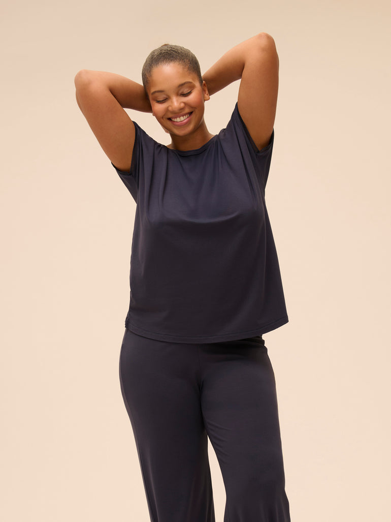 Short Sleeve Top - Full moon