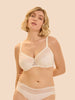 Full cup support bra - Natural