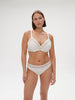 Plunging underwired bra - Natural