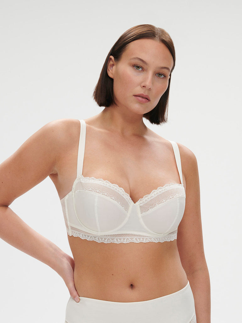 Half cup bra - Natural