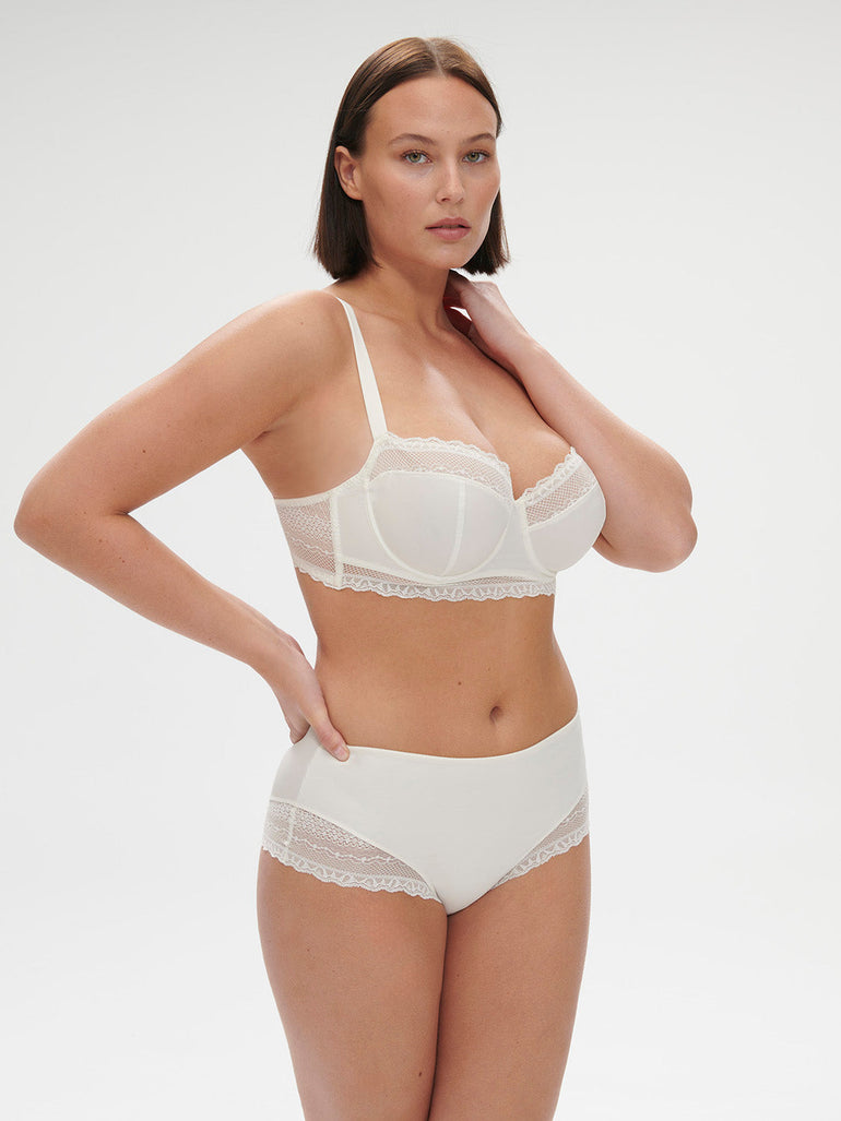 Half cup bra - Natural