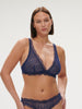 Soft cup triangle bra - Midnight