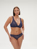 Soft cup triangle bra - Midnight