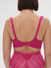 Spacer plunge bra - Hibiscus Pink