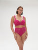Spacer plunge bra - Hibiscus Pink