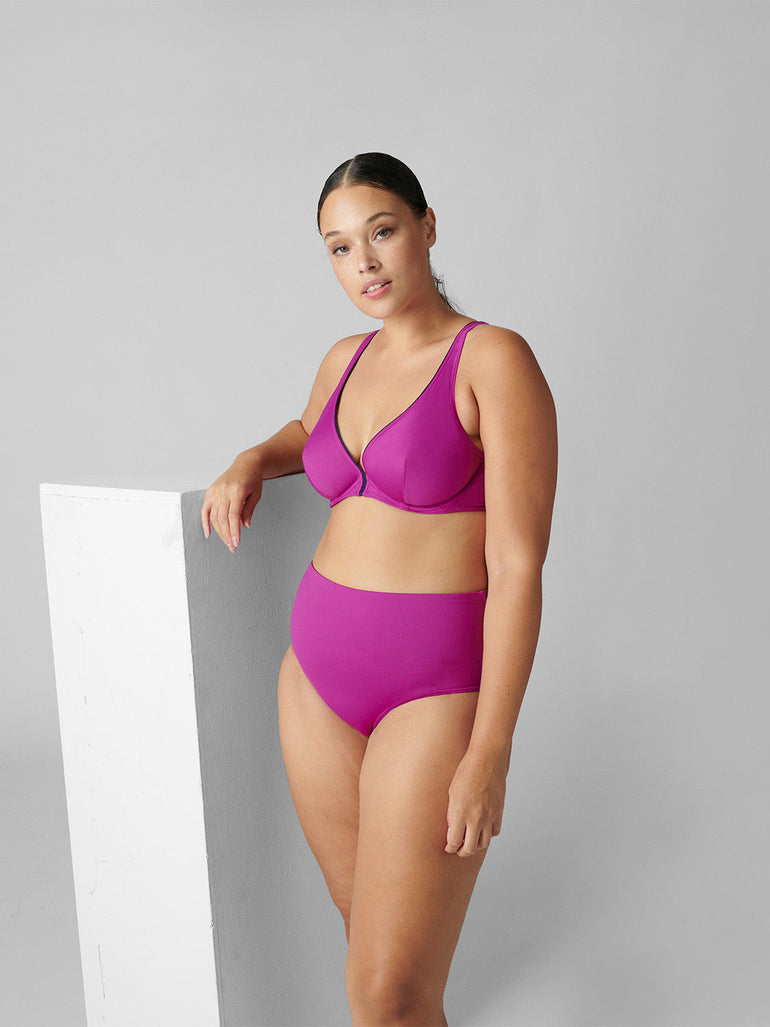 Calysta Retro Brief - Bougainvillea