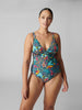 Underwired one-piece swimsuit - Lagoon Green