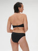 Underwired bandeau bikini top - Black