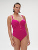 Underwired one-piece swimsuit - Hibiscus Pink