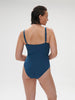 Underwired one-piece swimsuit - Mystery blue