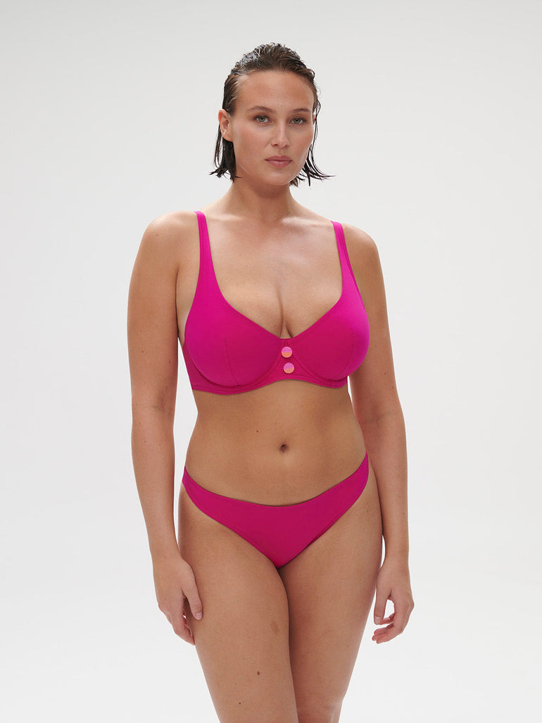 Bikini brief - Hibiscus Pink