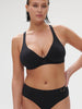Wireless support bikini triangle - Black