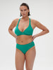 Wireless support bikini triangle - Waterfall Green