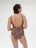 Wireless Molded One-Piece - Agadir Purple Print