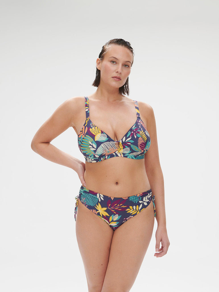 Underwired bikini triangle - Seaside Blue Print