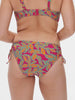 High-waist bikini brief - Menara Pink Print