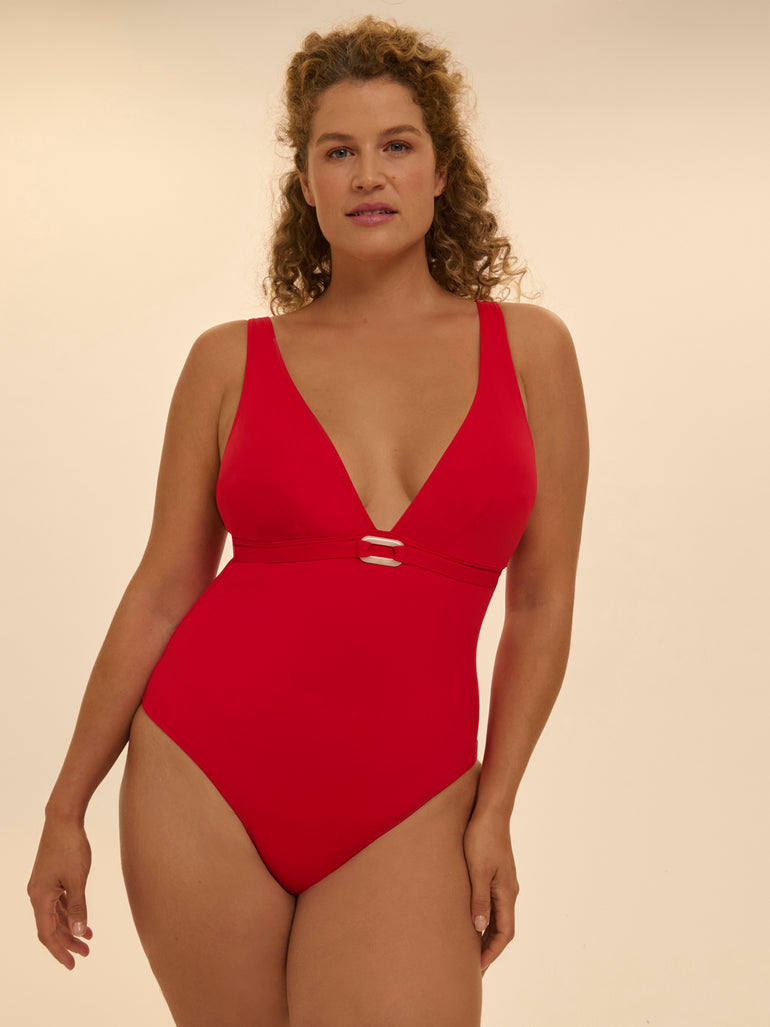 Wireless Molded One-Piece - Scarlet